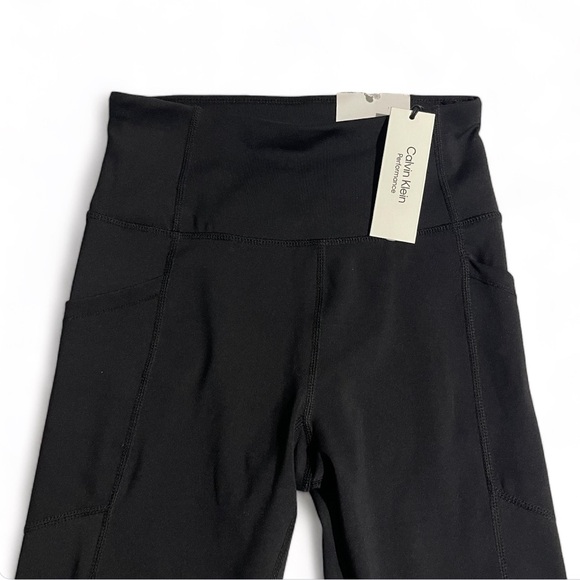 Calvin Klein Performance Women's Super High Waist Cropped Tights - Picture 3 of 11